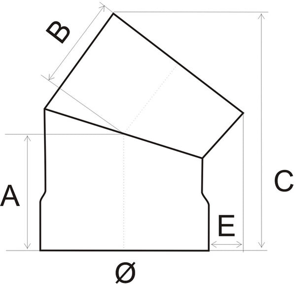 45° elbow