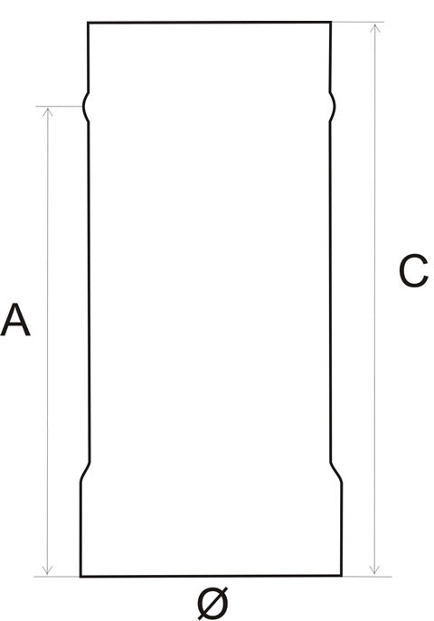 Straight section L400